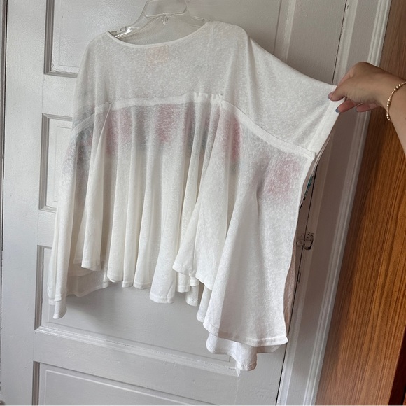 Savanna Jane Floral Embroidered Kimono Sleeve Blouse Flowy Relaxed Fit Boho - Picture 11 of 16